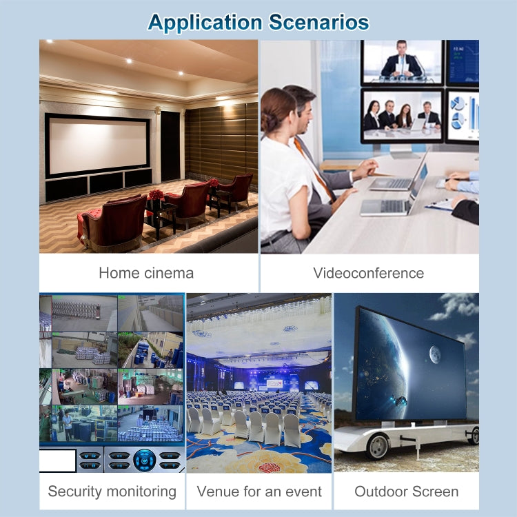 30m HDTV to RJ45 ABS Material Network Cable Extender by buy2fix