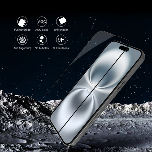 For iPhone 16 Plus NILLKIN 3D CP+MAX Anti-Explosion Full Coverage Tempered Glass Film by NILLKIN