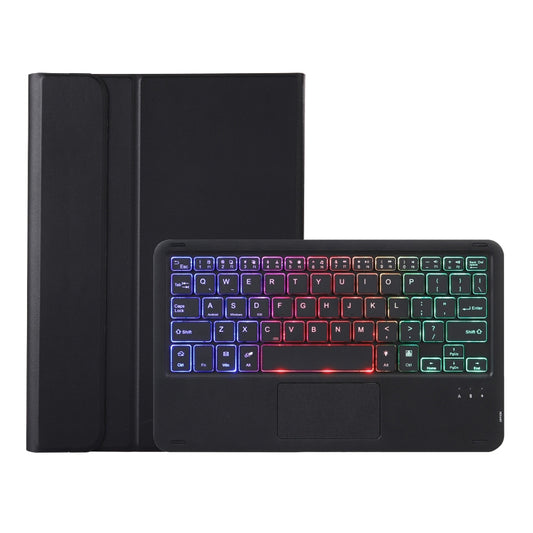 For vivo Pad 11 inch AV11-AS TPU Ultra-thin Detachable Backlight Bluetooth Keyboard Leather Case with Touchpad(Black) by buy2fix