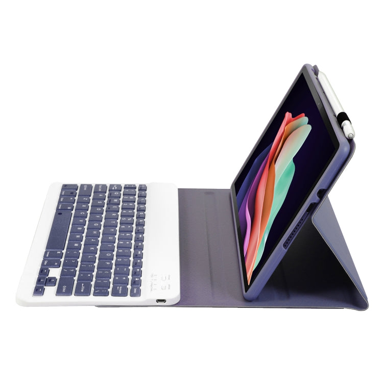 For Huawei MatePad SE 10.4 AH13 Ultra-thin Detachable Bluetooth Keyboard Leather Tablet Case(Lavender White) by buy2fix