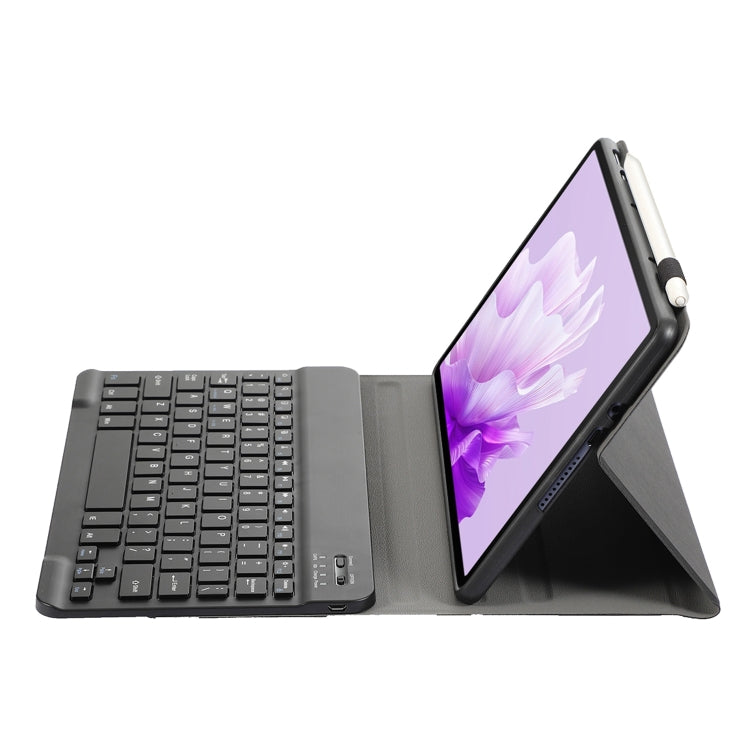 For Huawei MatePad 11.5 S 2024 AH20 Ultra-thin Detachable Bluetooth Keyboard Leather Tablet Case(Black) by buy2fix