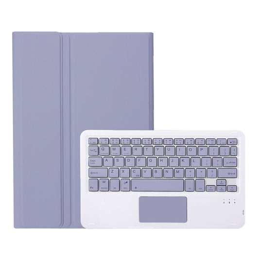For Huawei MatePad 11.5 S 2024 AH20-A Ultra-thin Detachable Bluetooth Keyboard Leather Tablet Case with Touchpad(Lavender White) by buy2fix