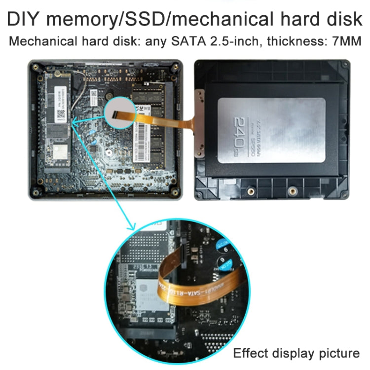 Jumper N100 Pro II Mini PC, Intel 12th Generation Alder Lake-N N100 Quad-core Dual RJ45, RAM: 8GB, ROM: 256GB(EU Plug) by jumper