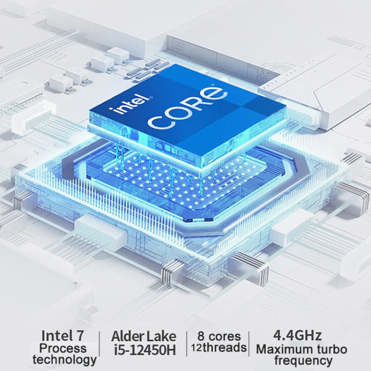 Jumper i5H Mini PC, Intel Alder Lake-N i5-12450H Octa-core 4.4GHz, RAM: 16GB, ROM: 512GB(US Plug) by jumper