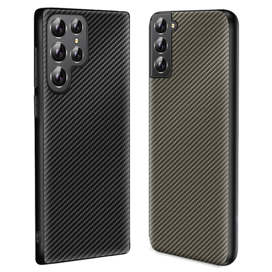For Samsung Galaxy S25 5G Carbon Fiber Texture Printing Phone Case(Gold) by buy2fix