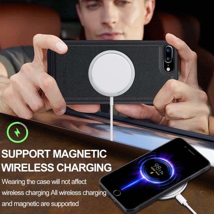 For iPhone 16e LC.IMEEKE L3 Series Detachable RFID Card Bag Magsafe Phone Case(Black) - iPhone 16e Cases by LC.IMEEKE | Online Shopping UK | buy2fix