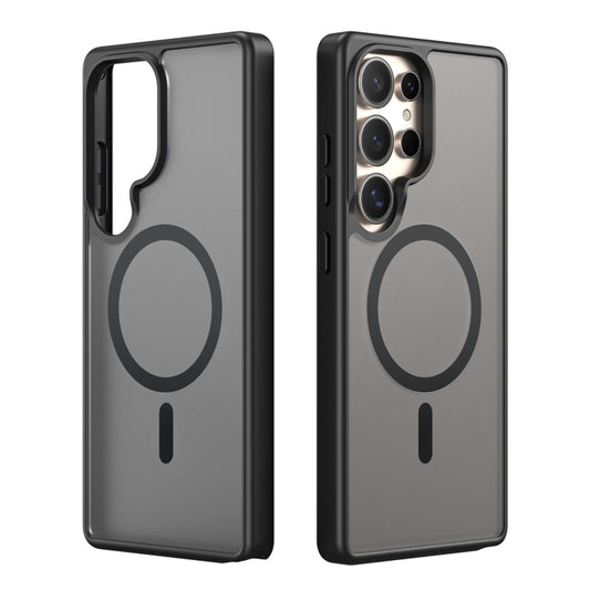 For Samsung Galaxy S25 Ultra 5G DUX DUCIS Yind Series MagSafe TPU Hybrid PC Phone Case(Black) by DUX DUCIS