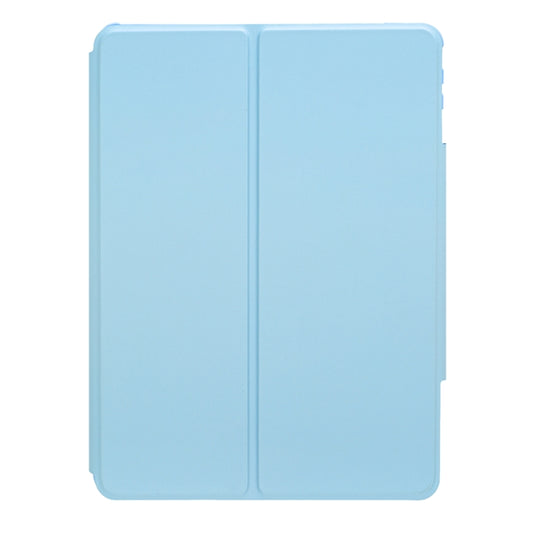For iPad Pro 11 2024 L13-A 360 Rotation Acrylic Transparent Bluetooth Keyboard Leather Case With Touch Control(Blue) - For iPad Pro by buy2fix | Online Shopping UK | buy2fix