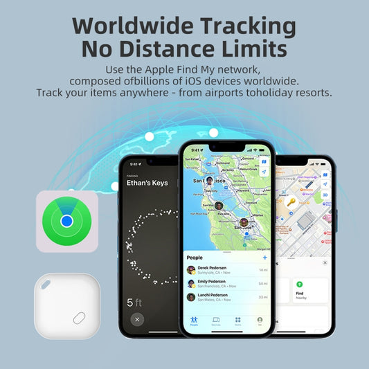 F2 Global Location Tracker Anti-lost Device(White) by buy2fix