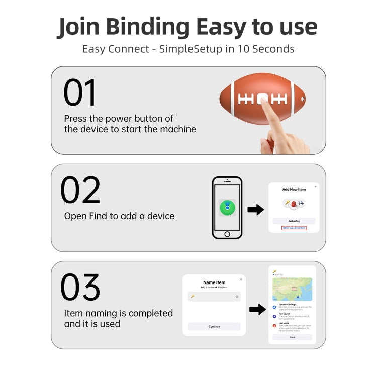 F6 Rugby Shape Global Location Tracker Anti-lost Device(Brown) by buy2fix