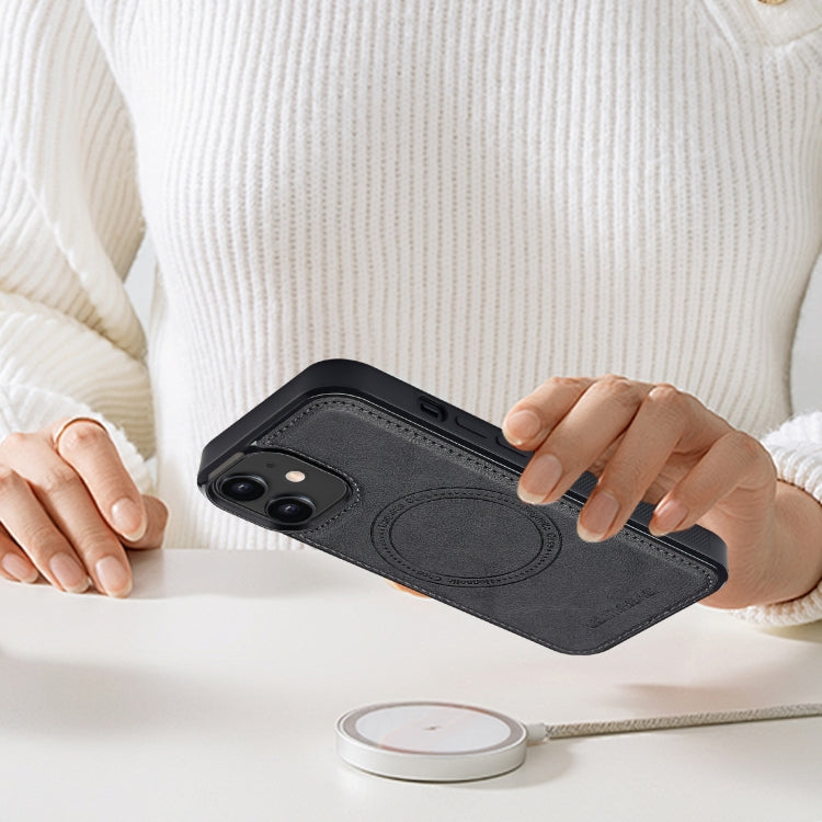 For iPhone 12 / 12 Pro LC.IMEEKE Magsafe Phone Case(Black) - iPhone 12 / 12 Pro Cases by LC.IMEEKE | Online Shopping UK | buy2fix