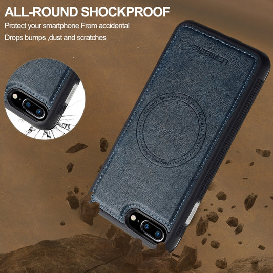 For iPhone 8 Plus / 7 Plus LC.IMEEKE Magsafe Phone Case(Blue) - More iPhone Cases by LC.IMEEKE | Online Shopping UK | buy2fix