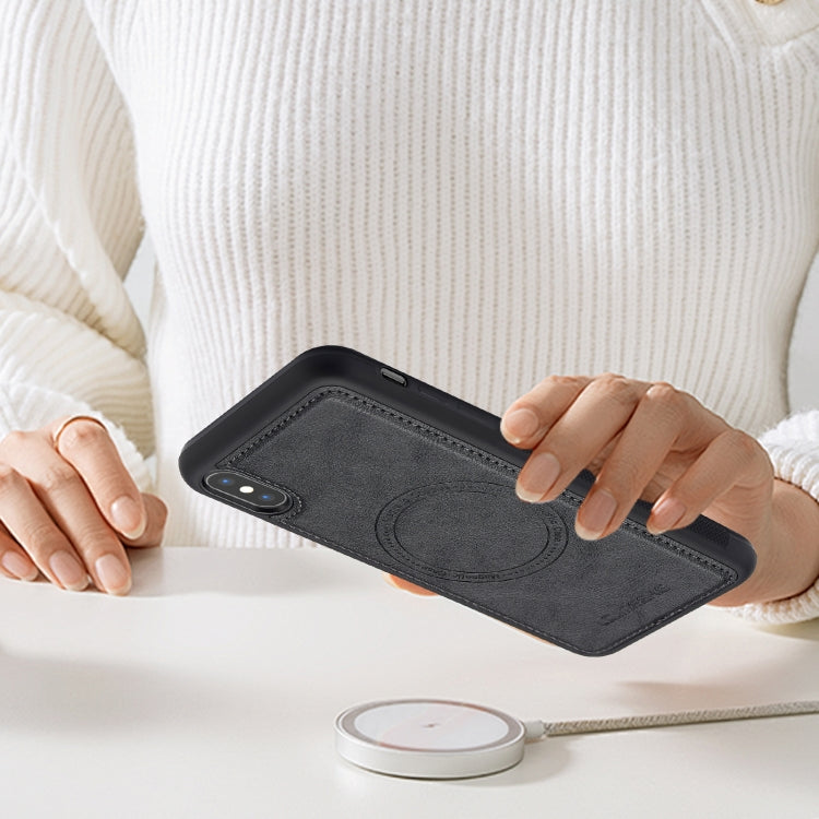 For iPhone XS / X LC.IMEEKE Magsafe Phone Case(Black) - More iPhone Cases by LC.IMEEKE | Online Shopping UK | buy2fix