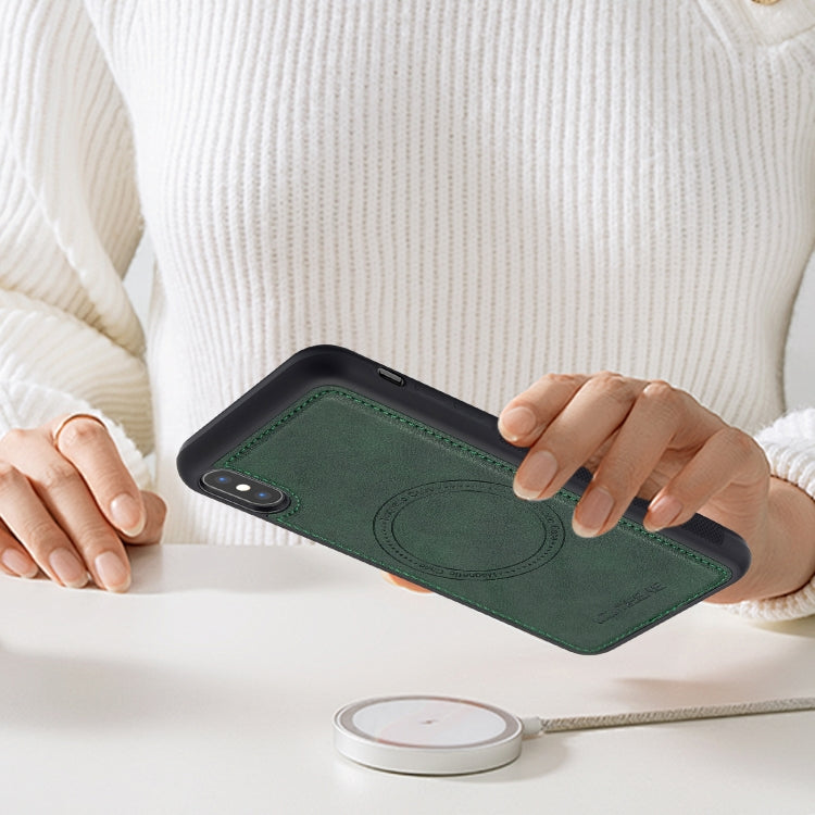 For iPhone XS Max LC.IMEEKE Magsafe Phone Case(Green) - More iPhone Cases by LC.IMEEKE | Online Shopping UK | buy2fix