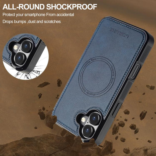 For iPhone 17 LC.IMEEKE Magsafe Phone Case(Blue) - iPhone 17 Cases by LC.IMEEKE | Online Shopping UK | buy2fix