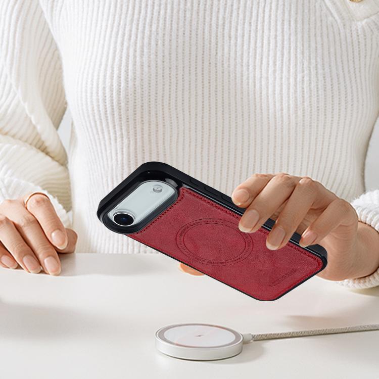 For iPhone 17 Air LC.IMEEKE Magsafe Phone Case(Red) - iPhone 17 Air Cases by LC.IMEEKE | Online Shopping UK | buy2fix