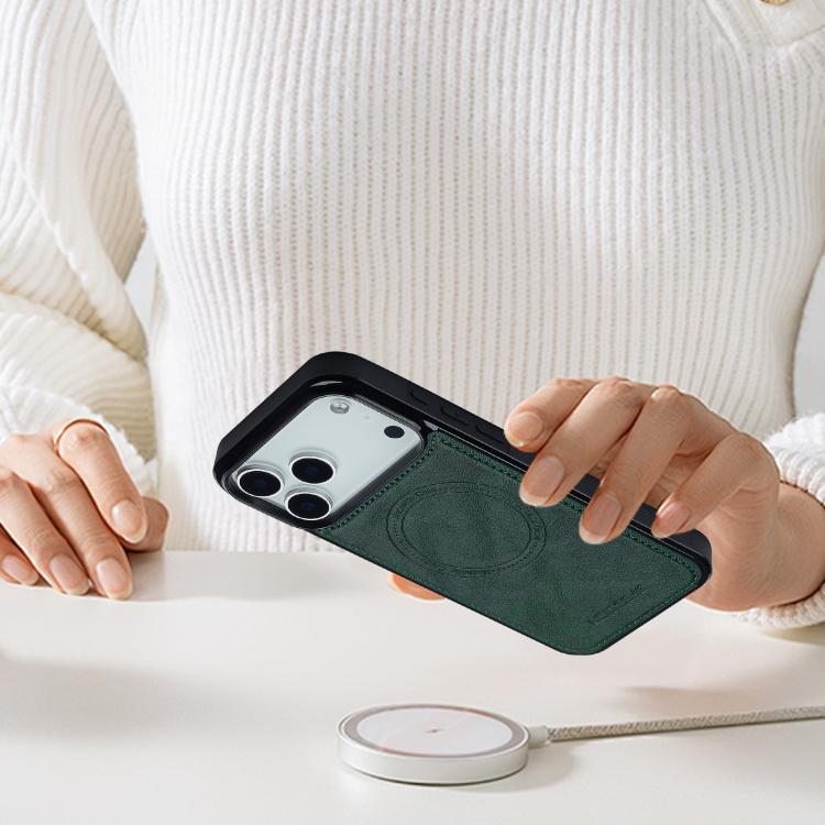 For iPhone 17 Pro LC.IMEEKE Magsafe Phone Case(Green) - iPhone 17 Pro Cases by LC.IMEEKE | Online Shopping UK | buy2fix