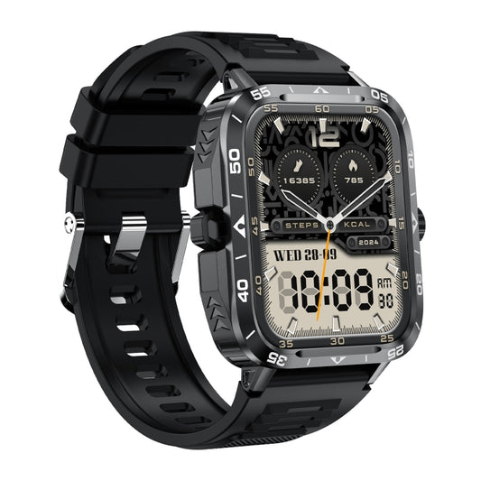 ZW59 1.95 inch BT Call Sports Smart Watch, Blood Oxygen / Heart Rate / Remote Photography(Black) by buy2fix