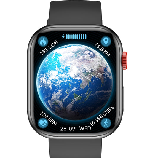 LC88 2 inch Square Screen BT Call Smart Watch, Heart Rate / Blood Pressure / Blood Oxygen / Sleep Monitoring(Black) by buy2fix