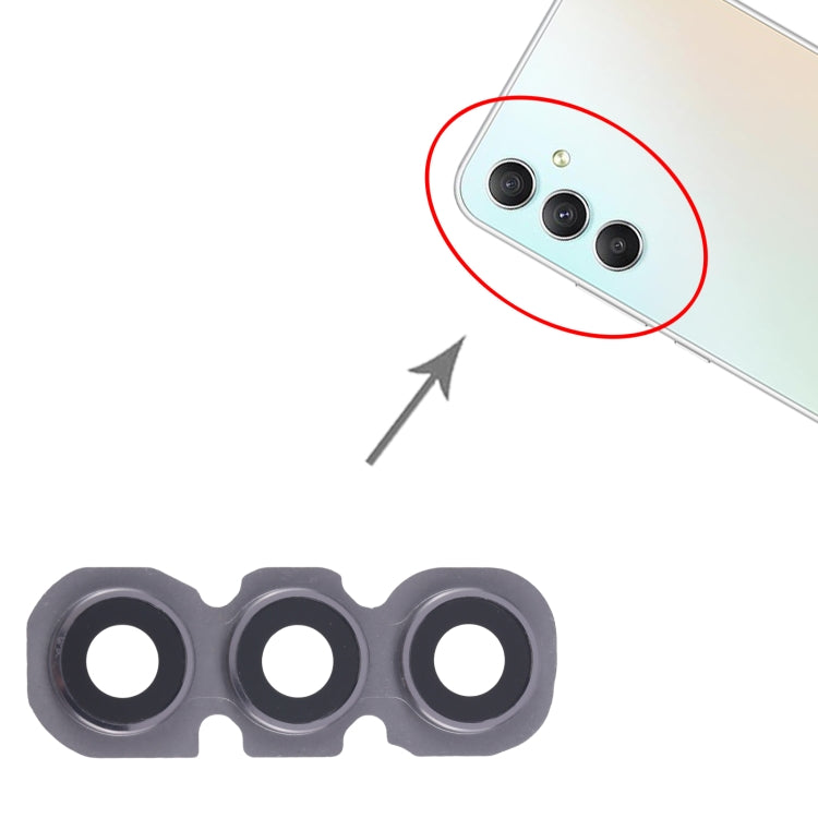 For Samsung Galaxy A34 SM-A346B 10pcs Rear Camera Lens Cover(Black) - Camera Series by buy2fix | Online Shopping UK | buy2fix