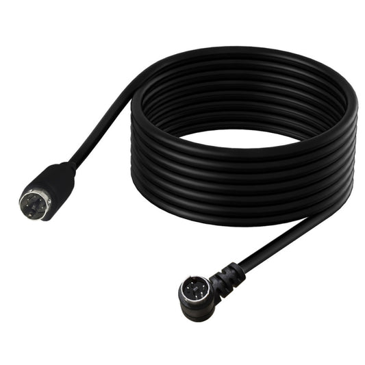 Mini DIN 5 Pin Core Audio / Video Cable, Length:1.8m(Straight to Elbow) - Cables by buy2fix | Online Shopping UK | buy2fix