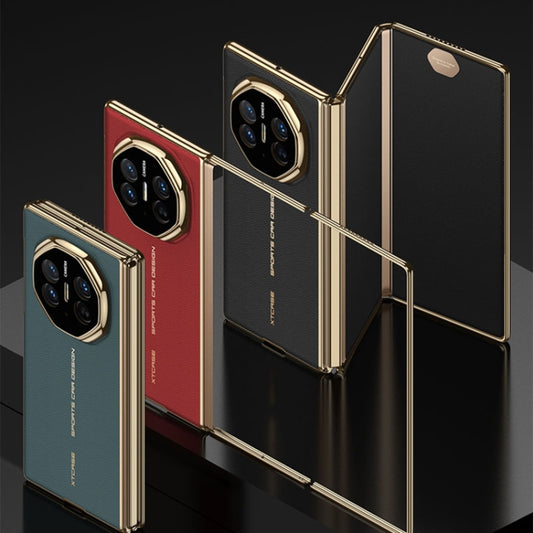 For Huawei Mate XT Ultimate Design GKK Phantom Leather MagSafe Frame Phone Case(Red) - Huawei Cases by GKK | Online Shopping UK | buy2fix