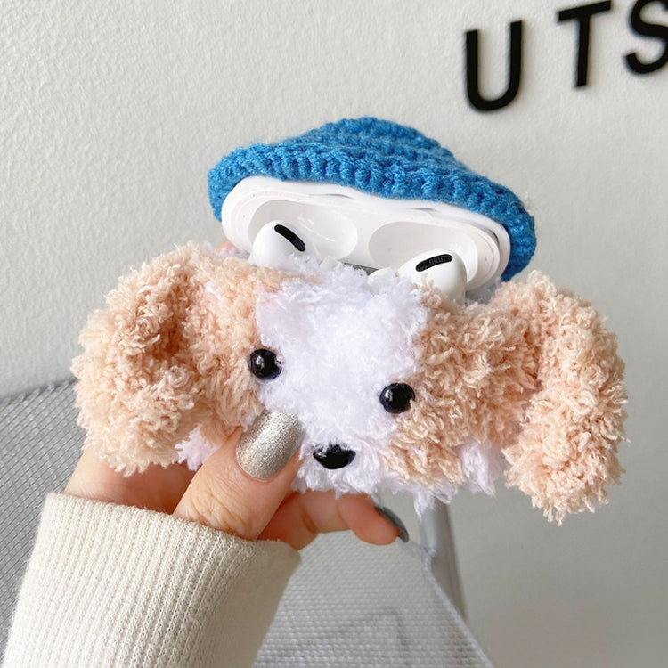 For AirPods 4 Plush Earphone Protective Soft Case(Button Bear) - For AirPods 4 by buy2fix | Online Shopping UK | buy2fix