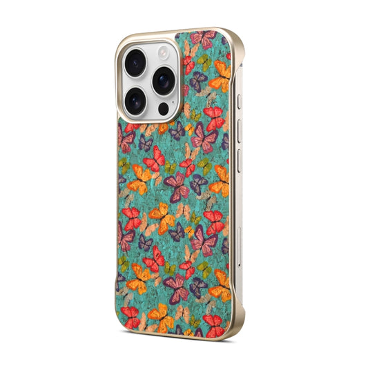 For iPhone 15 Pro Max Denior A18 Paint MagSafe Phone Case(Butterflies) - iPhone 15 Pro Max Cases by Denior | Online Shopping UK | buy2fix