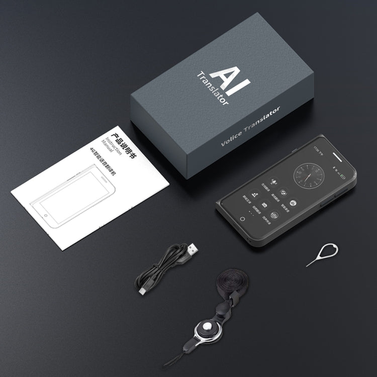 A70 5.0 inch HD Touch Screen Smart AI Translator 139 Languages with Offline Translation / Photo Translation by buy2fix