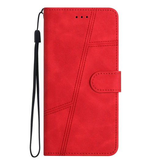 For Samsung Galaxy S25+ 5G Skin-feel Stitching Leather Phone Case(Red) by buy2fix