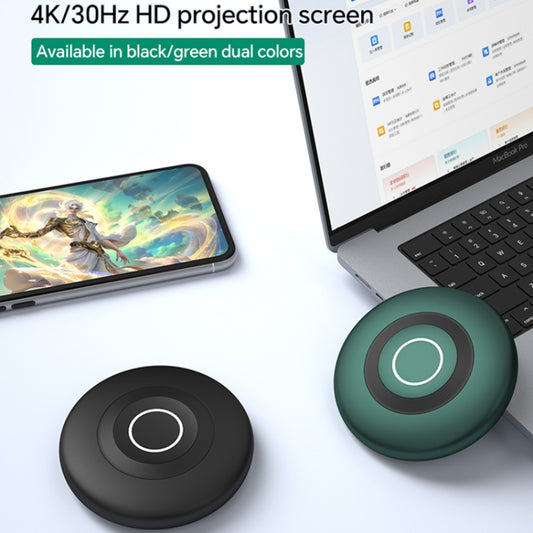 G127 4K 30Hz HD Wireless Display Dongle Adapter Same Screen Device(Green) by buy2fix