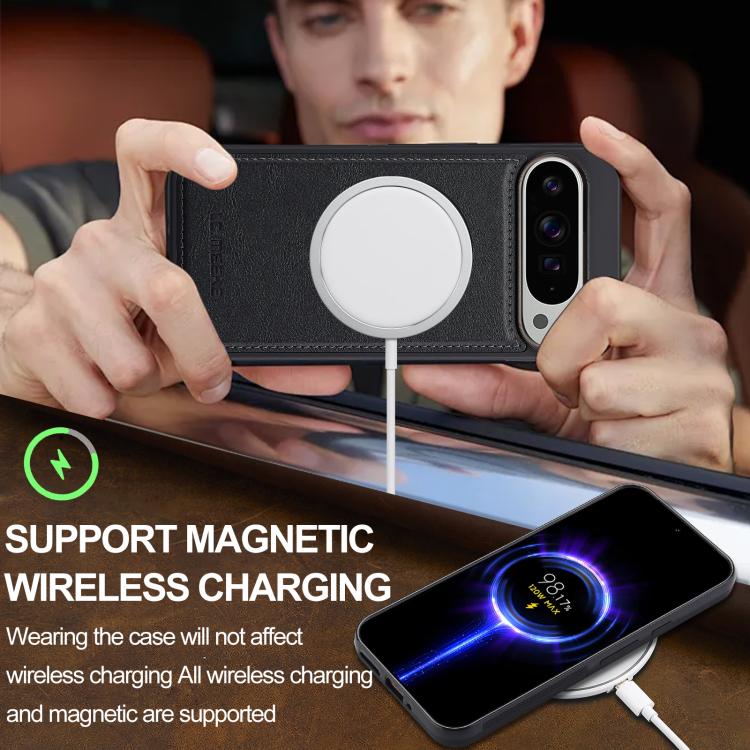For Google Pixel 10 Pro XL LC.IMEEKE L3 Series Detachable RFID Card Bag Magsafe Phone Case(Black) - Google Cases by LC.IMEEKE | Online Shopping UK | buy2fix