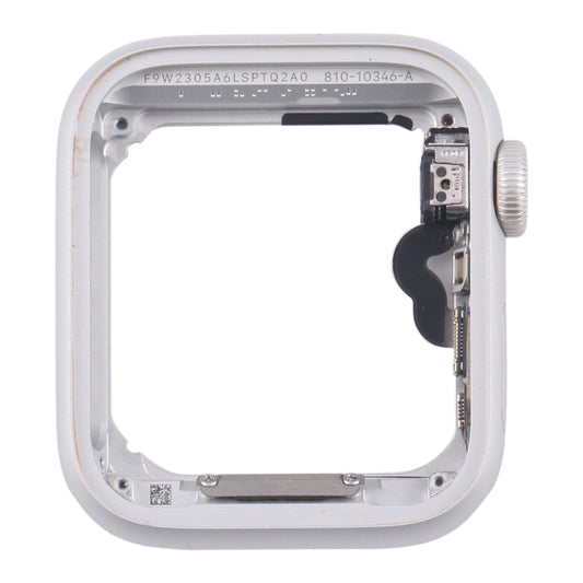 For Apple Watch Series 5 40MM GPS Aluminium Alloy Middle Frame Bezel Plate with Crown Spin Axis Flex Cable(Silver) by buy2fix