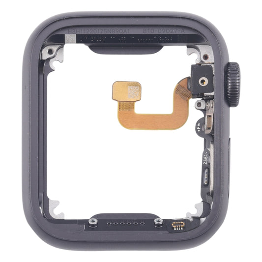 For Apple Watch Series 6 40MM LTE Aluminium Alloy Middle Frame Bezel Plate with Crown Spin Axis Flex Cable(Grey) by buy2fix
