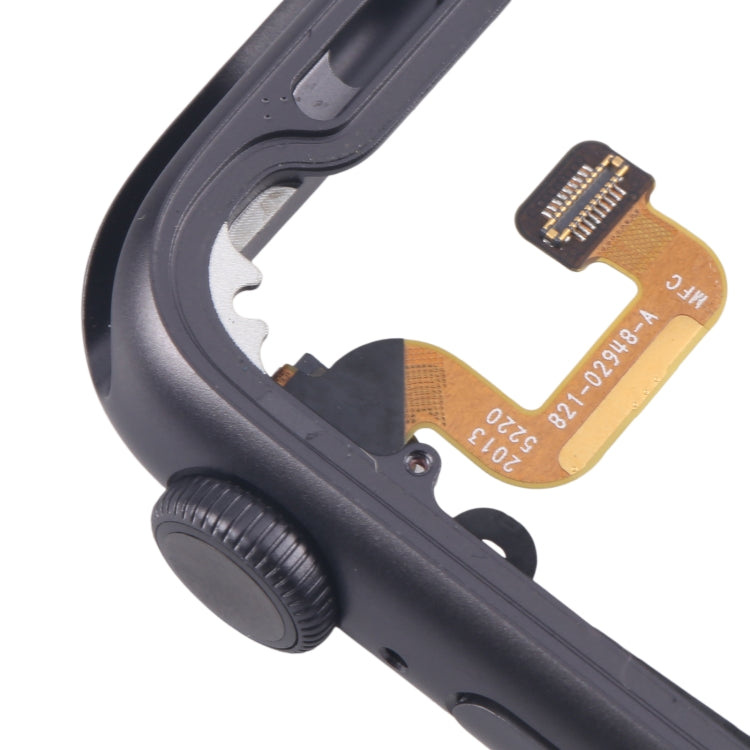 For Apple Watch Series 6 40MM LTE Aluminium Alloy Middle Frame Bezel Plate with Crown Spin Axis Flex Cable(Grey) by buy2fix