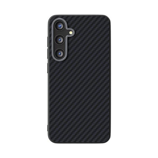 For Samsung Galaxy S25+ 5G / S24+ 5G ABEEL C Carbon Fiber Series 6D Micro Relief MagSafe Phone Case(Black) by buy2fix