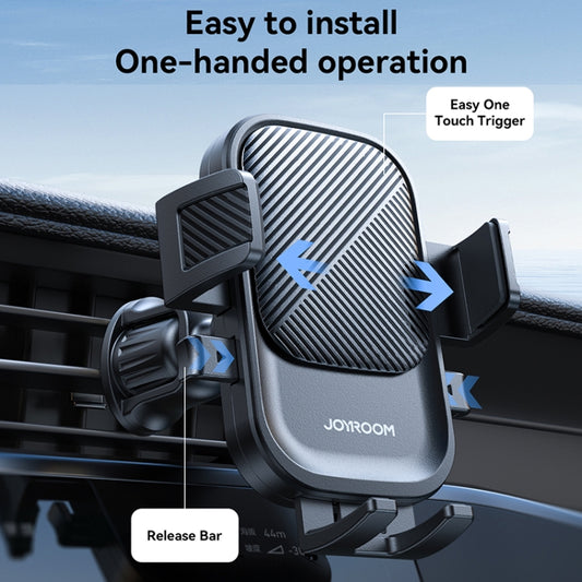 JOYROOM JR-OK6 Car Air Outlet Mechanical Phone Holder(Black) by JOYROOM