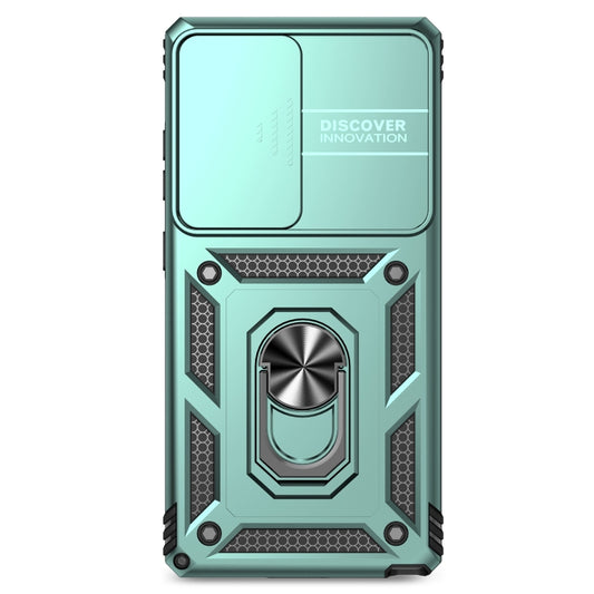 For Samsung Galaxy S25 Ultra 5G Sliding Camshield Holder Phone Case(Green) by buy2fix