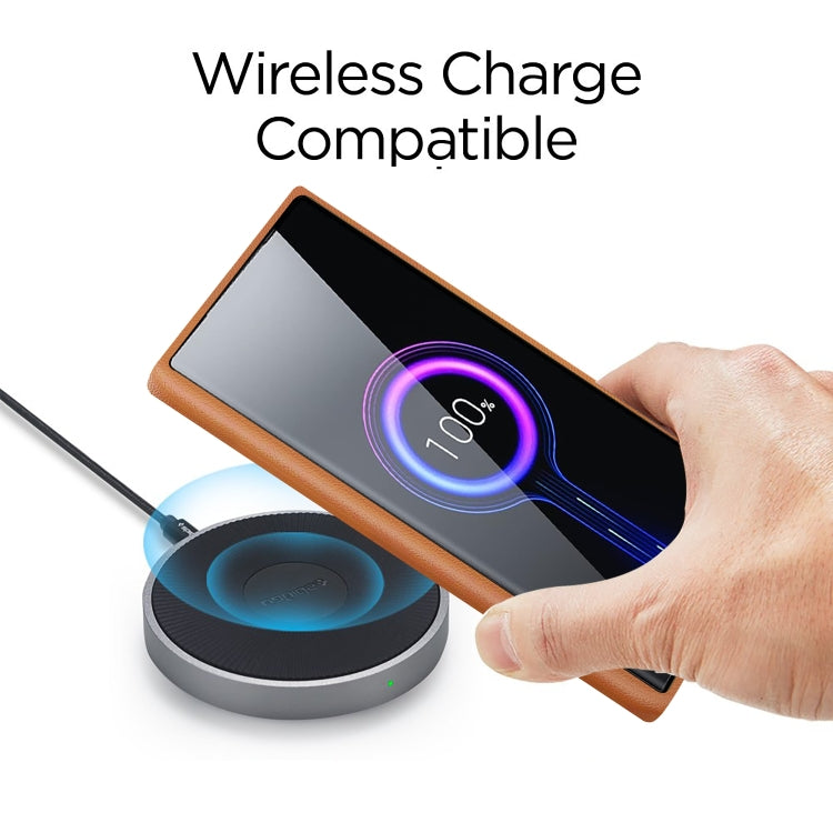 For Samsung Galaxy S25+ 5G Litchi Texture TPU Hybrid Acrylic Phone Case(Black) by buy2fix