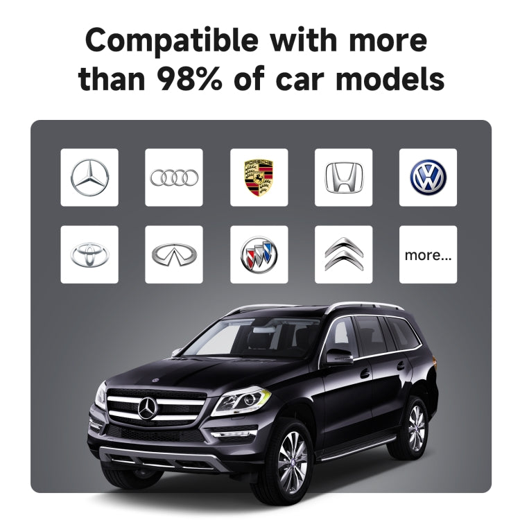 2 in 1 Apple CarPlay / Android Auto USB, Type-C Dual Ports Wired to Wireless CarPlay Adapter(Silver) by buy2fix