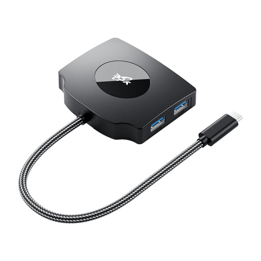 YCE-Z70A Type-C to PD 3.0, USB 3.0x2 + SD/TF, 3.5mm and HD1.4 Docking Station Video Capture Card(Black) by buy2fix