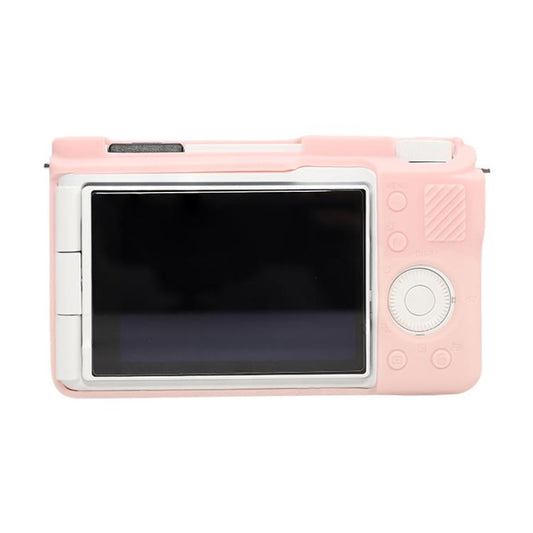 For Sony ZV-E10 II / ZV-E10M2 Glossy Soft Silicone Protective Case(Sweet Smoke Pink) - Protective Case by buy2fix | Online Shopping UK | buy2fix