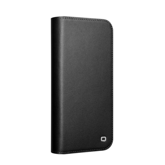For iPhone 16 Plus QIALINO Classic Gen2 Genuine Leather Phone Case(Black) by QIALINO