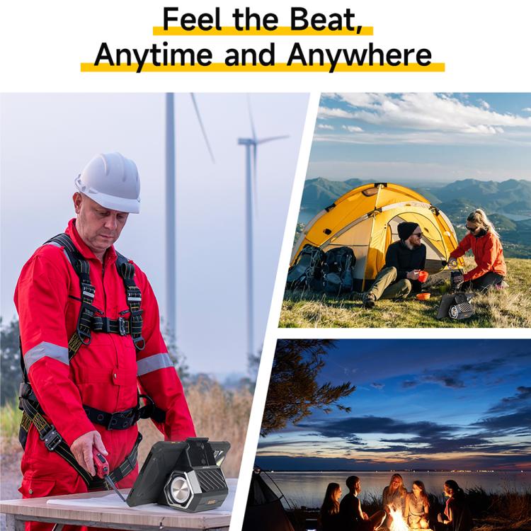 Ulefone Portable Holder Wireless Bluetooth Speaker for Ulefone Armor Pad 4 / 4 Ultra(Black) - Desktop Speaker by Ulefone | Online Shopping UK | buy2fix