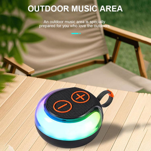 Portable Outdoor RGB Light Bluetooth Speaker Desktop Subwoofer(Green) - Desktop Speaker by buy2fix | Online Shopping UK | buy2fix