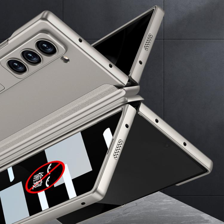 For Samsung Galaxy Z Fold6 Slim GKK Integrated Privacy Full Coverage Magnetic Fold Phone Case(Night Green) - Galaxy Phone Cases by GKK | Online Shopping UK | buy2fix