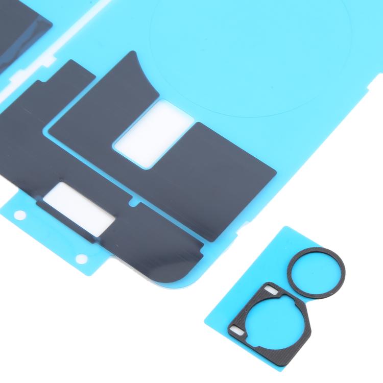 For iPhone 16 Plus 10pcs Back Cover Heat Sink Black Sticker with Back Camera Sponge Pads - Back Cover by buy2fix | Online Shopping UK | buy2fix