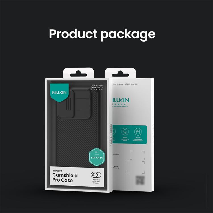 For Samsung Galaxy A36 5G NILLKIN Black Mirror Pro Series Camshield PC Phone Case(Black) by NILLKIN
