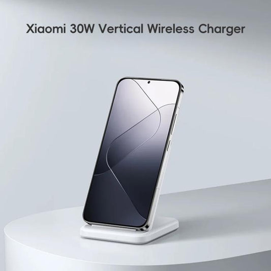 Original Xiaomi 30W Vertical Stand Wireless Charger(White) - Wireless Charger by Xiaomi | Online Shopping UK | buy2fix