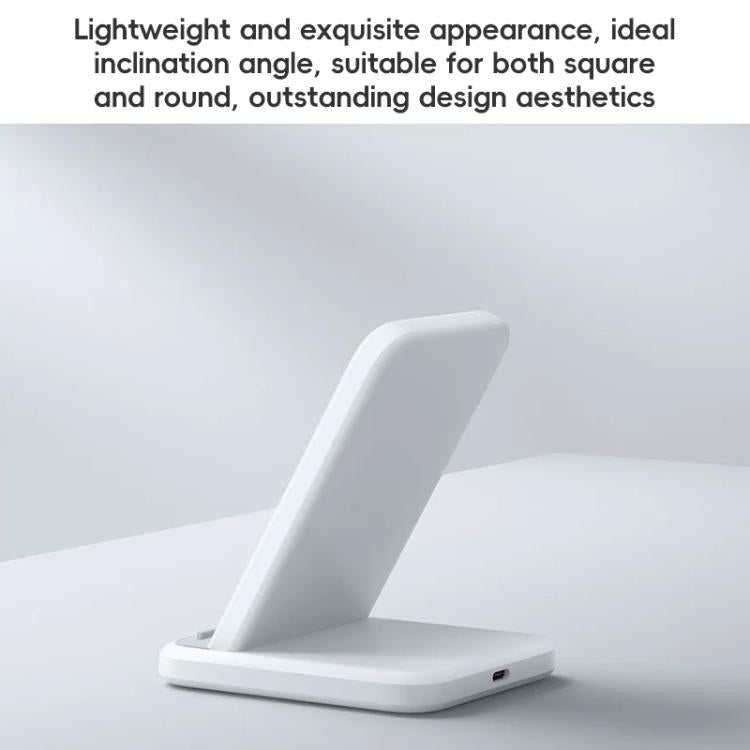 Original Xiaomi 30W Vertical Stand Wireless Charger(White) - Wireless Charger by Xiaomi | Online Shopping UK | buy2fix